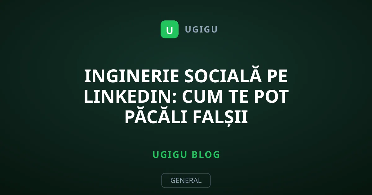 Inginerie socială pe LinkedIn: Cum te pot păcăli falșii recrutori